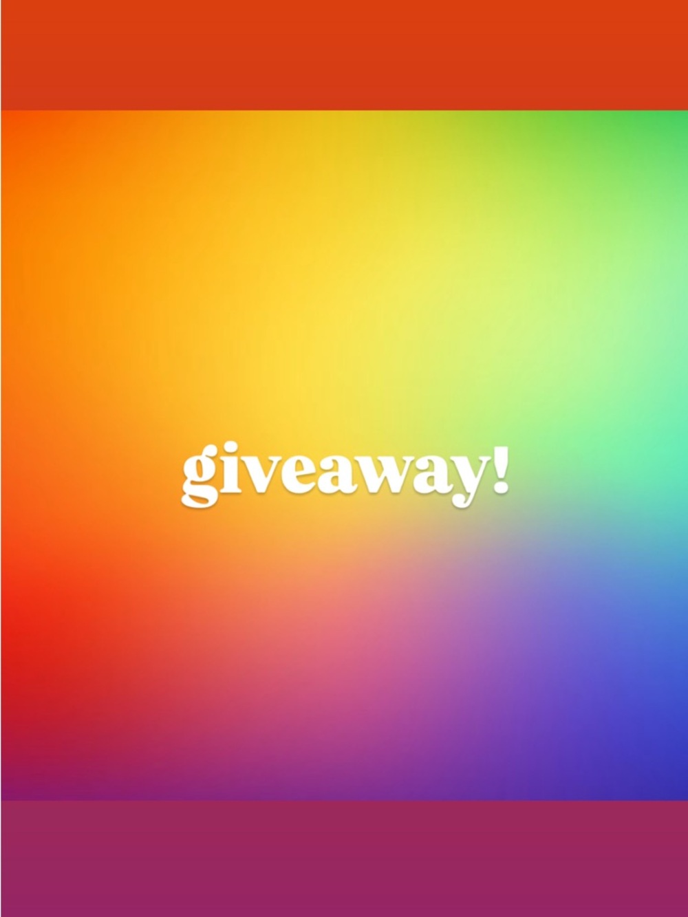 ✨ GIVEAWAY! 🌈